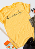 Latte Heartbeat tee