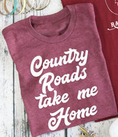 Country Roads Take Me Home tee