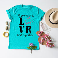 Love And Cupcakes tee
