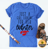Girl Looking for her Lobster Tee