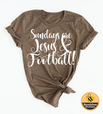 Jesus and Football Tee