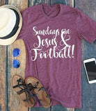 Jesus and Football Tee