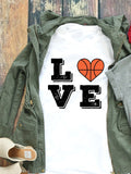 Basketball Love tee