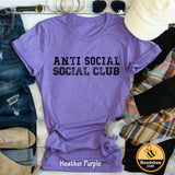 Anti Social tee