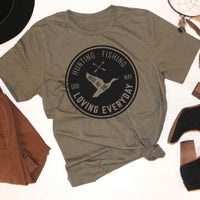 Hunting Fishing tee