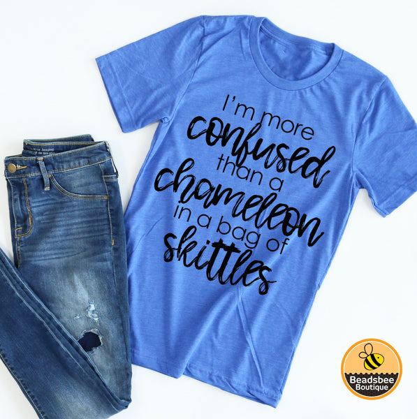 Confused tee