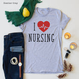 I Heart Nursing Tee