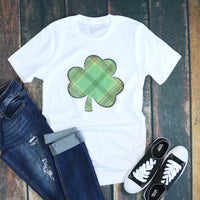 Plaid Shamrock Tee