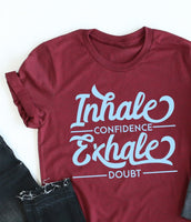Inhale Exhale tee