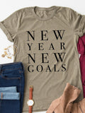New Year New Goals tee