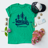 Outdoors- My Happy Place tee