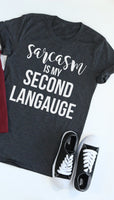 Second Language tee