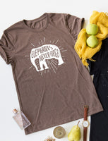 Elephant Never Forgets tee