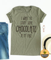 Chocolate In My Face tee