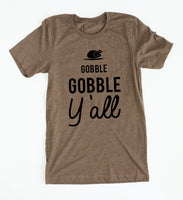 Gobble Gobble Y'all tee