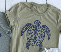 Tribal Turtle tee