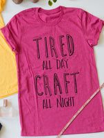 Craft All Night tee