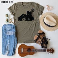Barn Scene tee