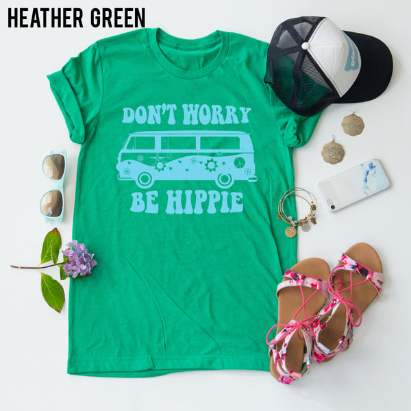 Don't Worry Be Hippie tee
