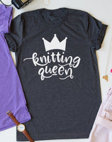 Knitting Queen tee