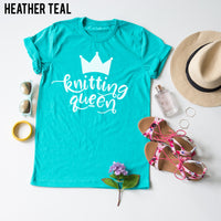 Knitting Queen tee