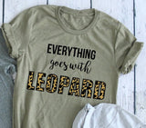 Everything Goes With Leopard tee