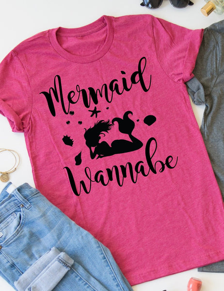 Mermaid Wannabe tee